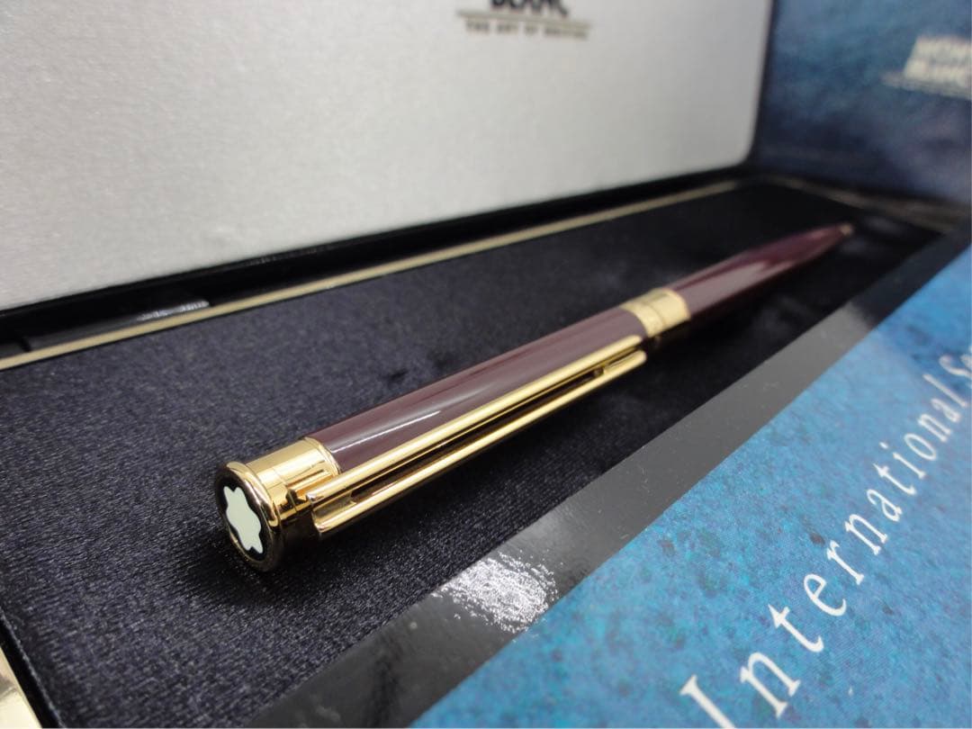 入手困難レアな銘品！ノブレス・エレガンス・ボルドー・カラー★モンブランボールペン