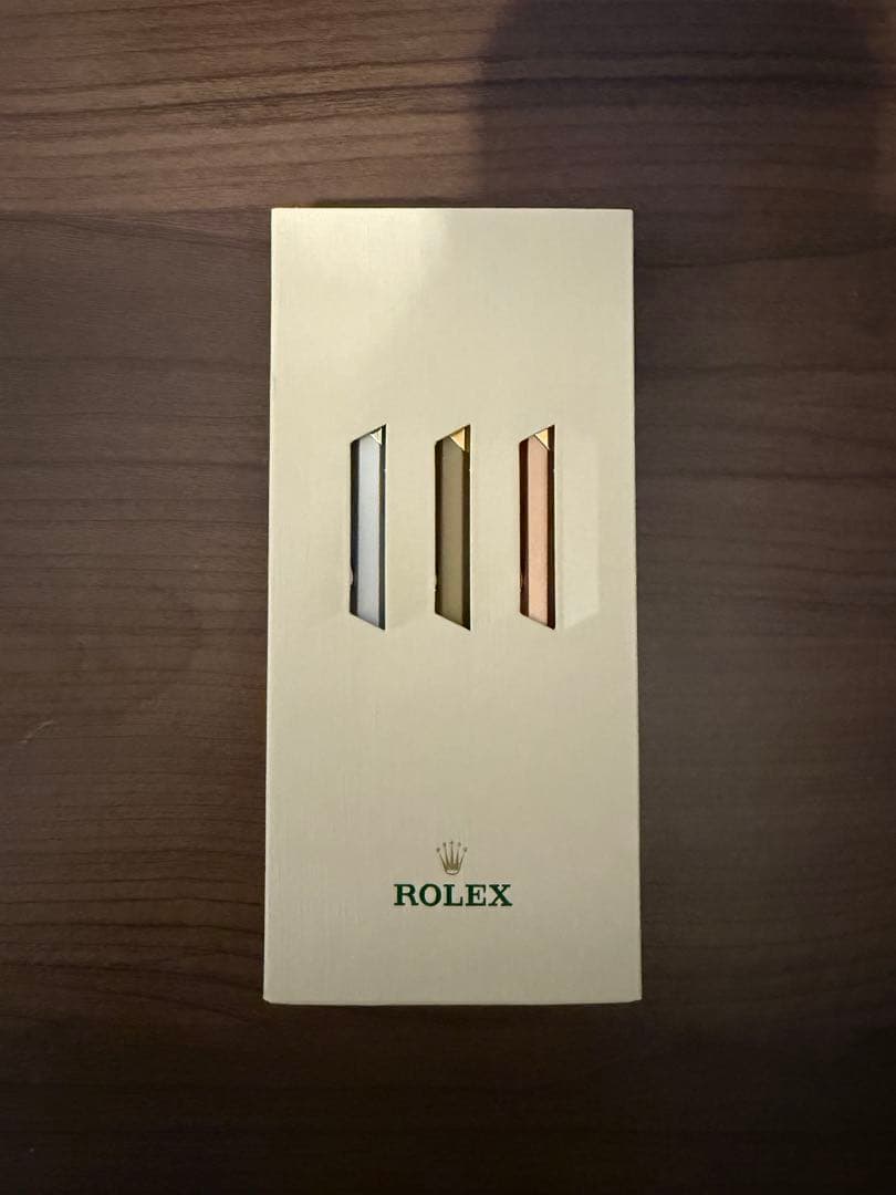 ロレックス　ノベルティ　ボールペン3本セット