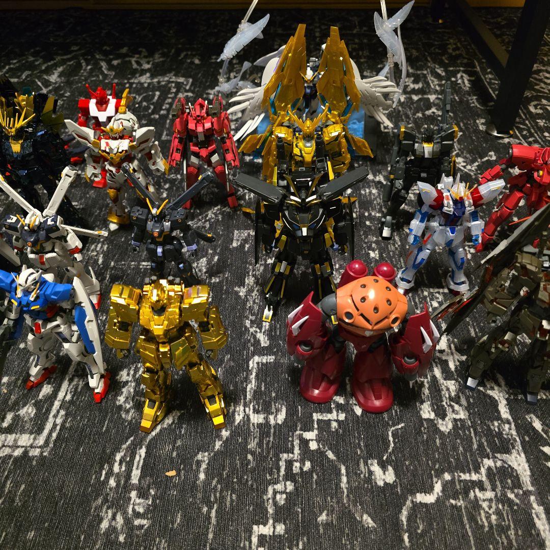 ガンプラ完成品 まとめ売りセット（RG・HG中心）