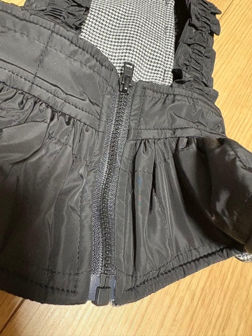 ルイスドッグ　louisdog 小型犬用フリル付きドレス 黒　　ワンピ