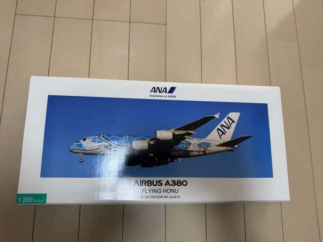 【美品・希少】全日空 ANA A380 FLYING HONU 1/200