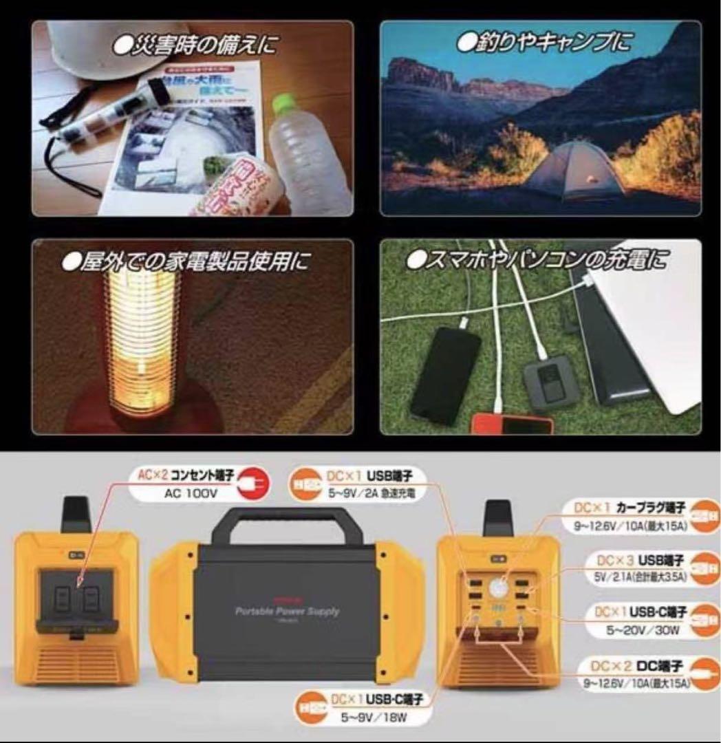 新品未使用 家庭用 ポータブル 蓄電池 TSB-S652 TEES 高交換効率