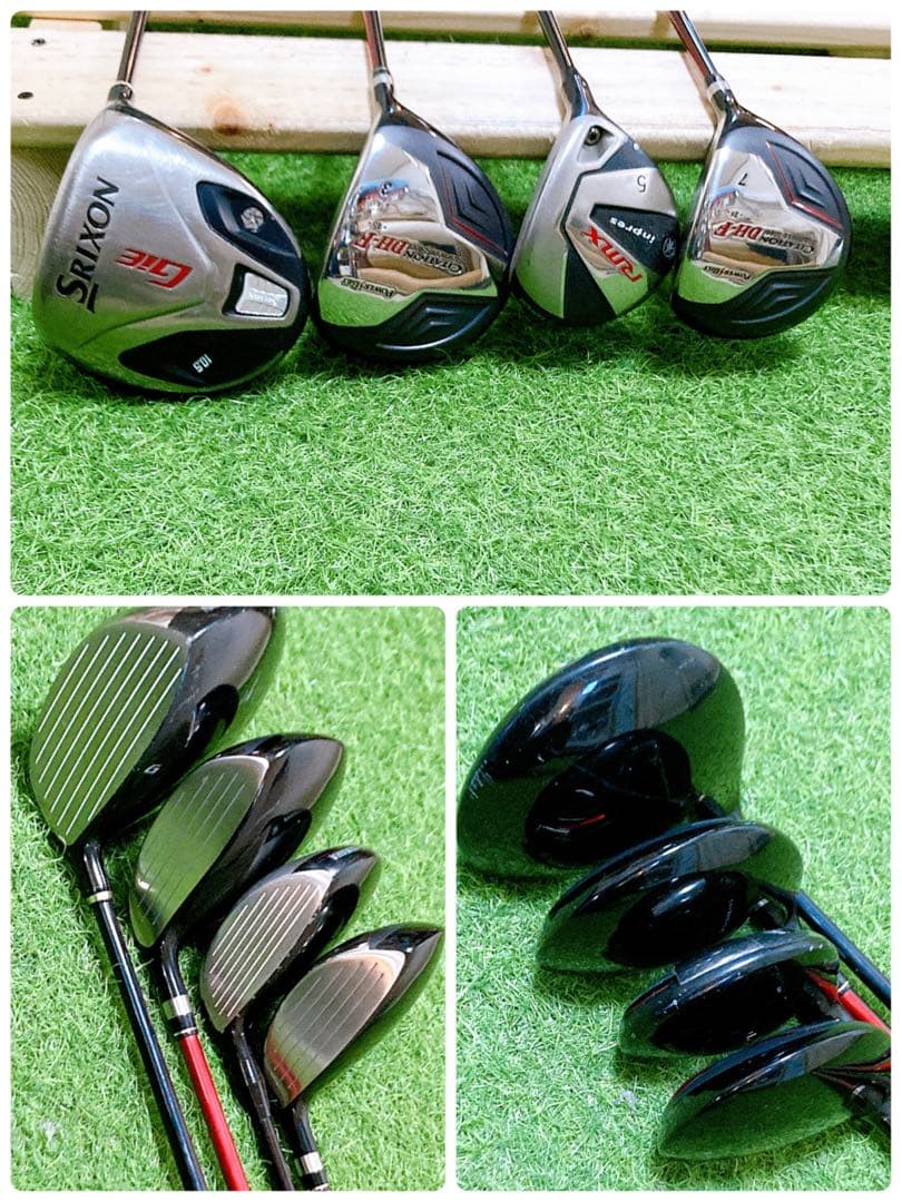 L 4.スリクソン　初心者オススメ　メンズセット　ゴルフクラブ　14本　右利き