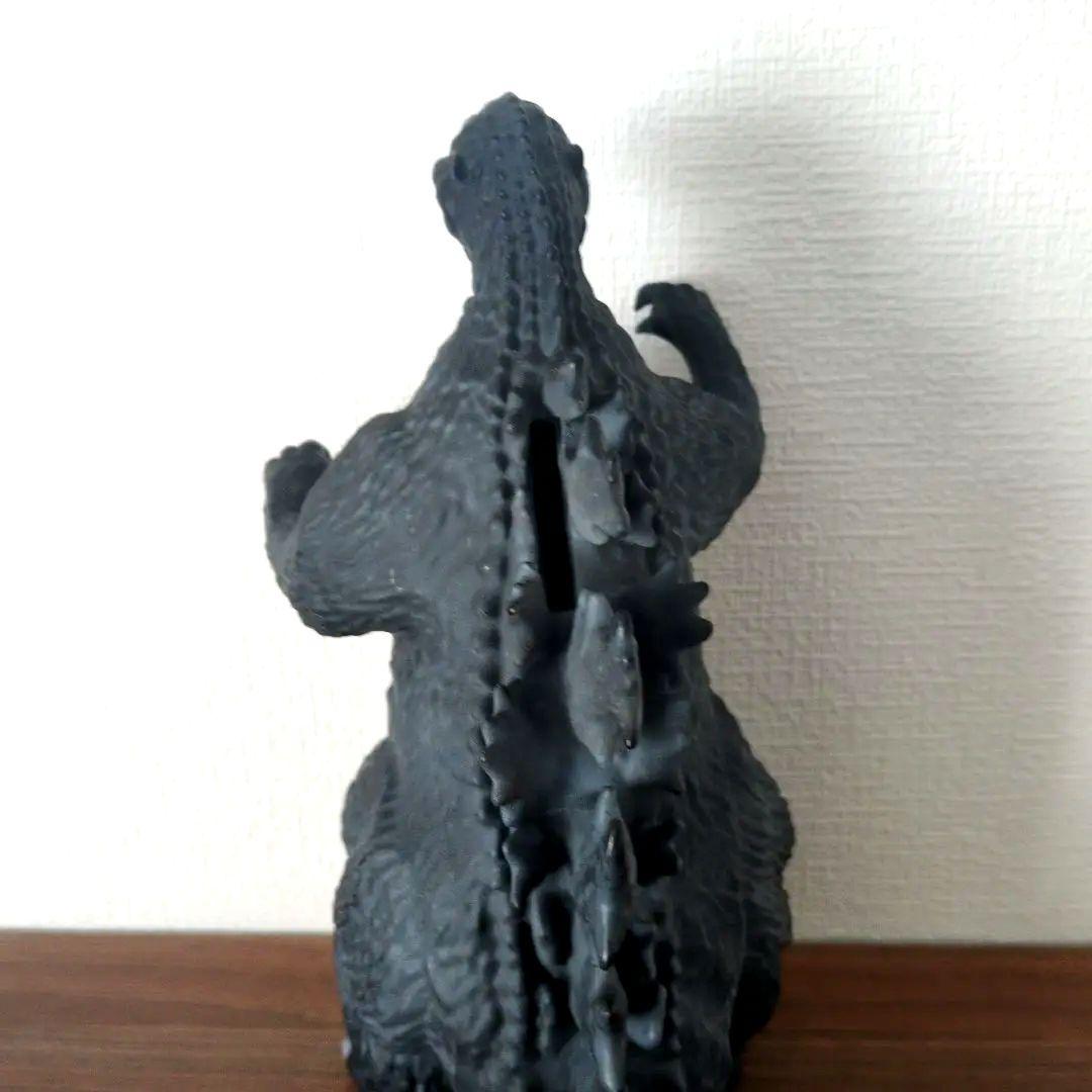 【希少】ゴジラ 大きい貯金箱 レトロ ソフビ