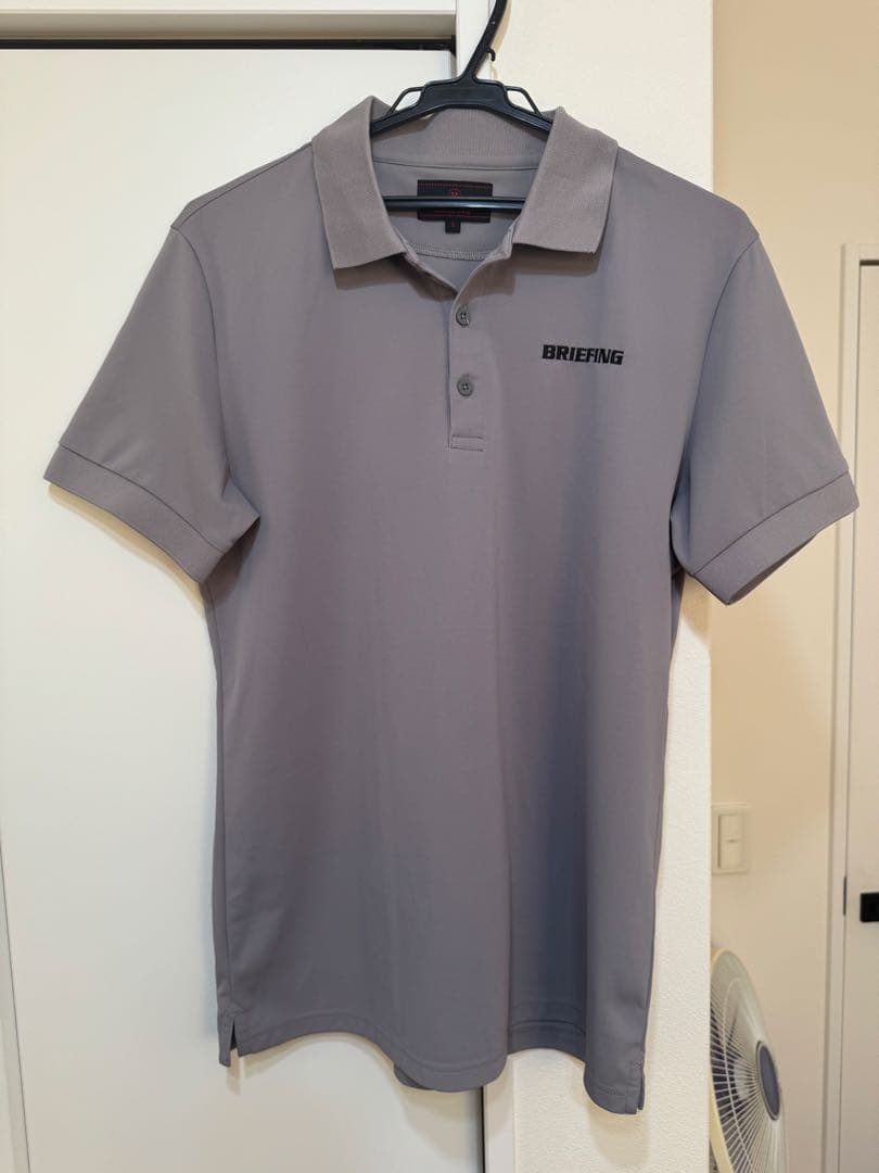 BRIEFING グレー ポロシャツ Lサイズ
