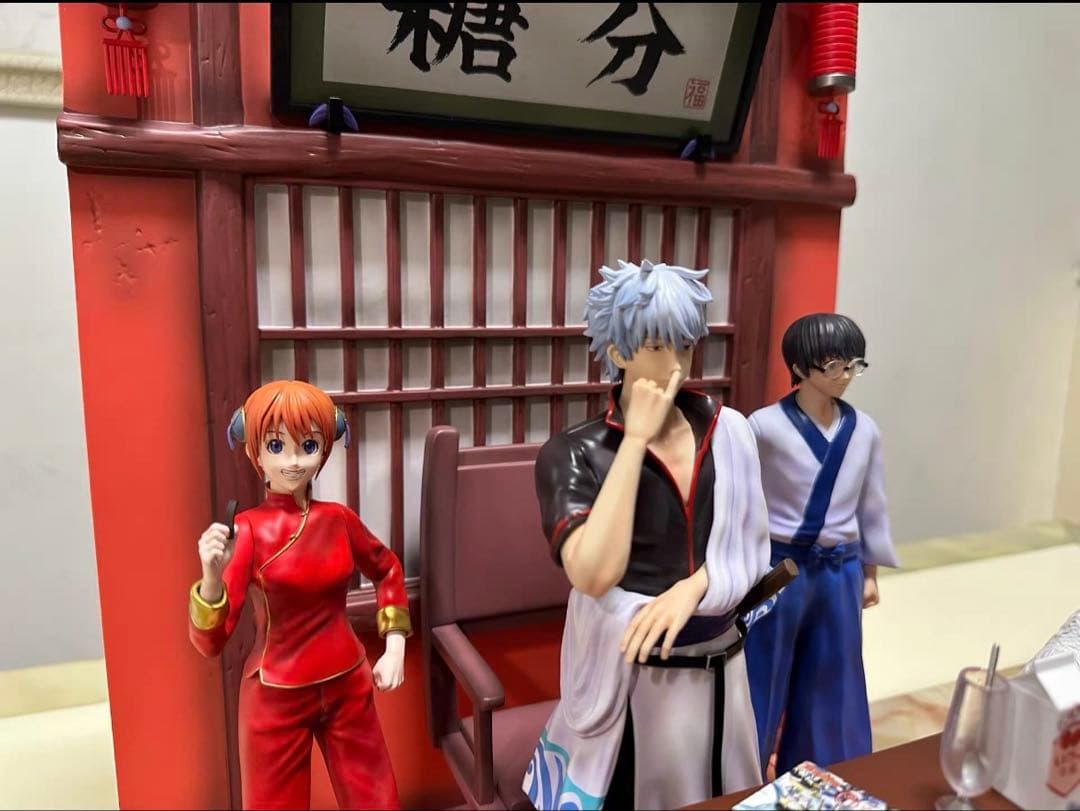 銀魂 坂田銀時 神楽 ガレージキット ガレキ スタチュー⑤