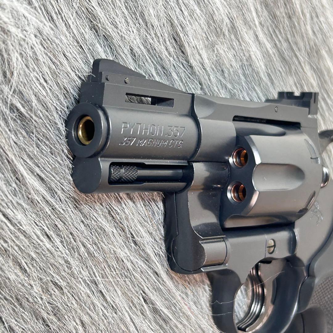 美品　東京マルイ　コルトパイソン2.5インチ　ガスリボルバー　リアルカート仕様