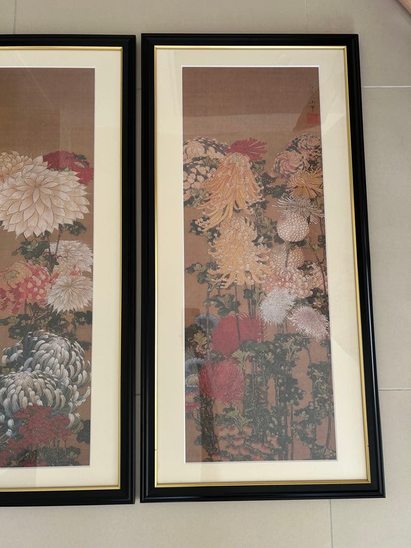 葛飾北斎　菊図