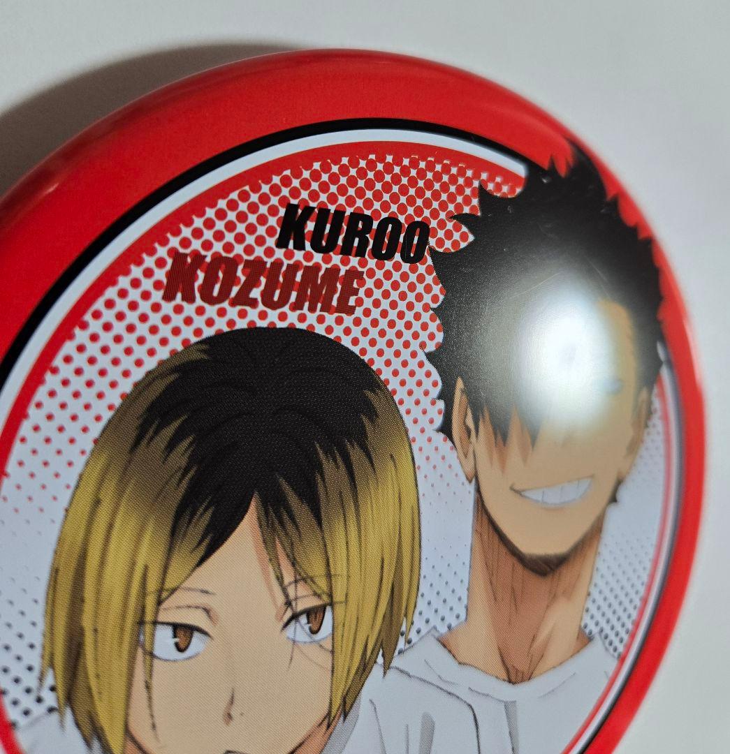 ハイキュー 缶バッジ　クッキー缶 ジャンプフェスタ2017 黒尾鉄朗　孤爪研磨