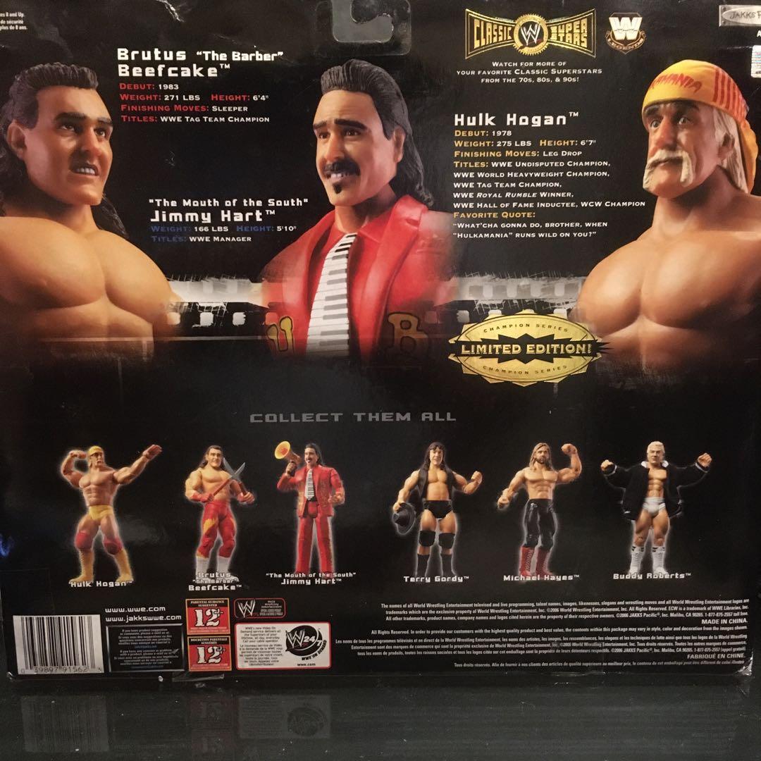 WWE クラシック　限定3パック ホーガン ビーフケーキ ジミーハート