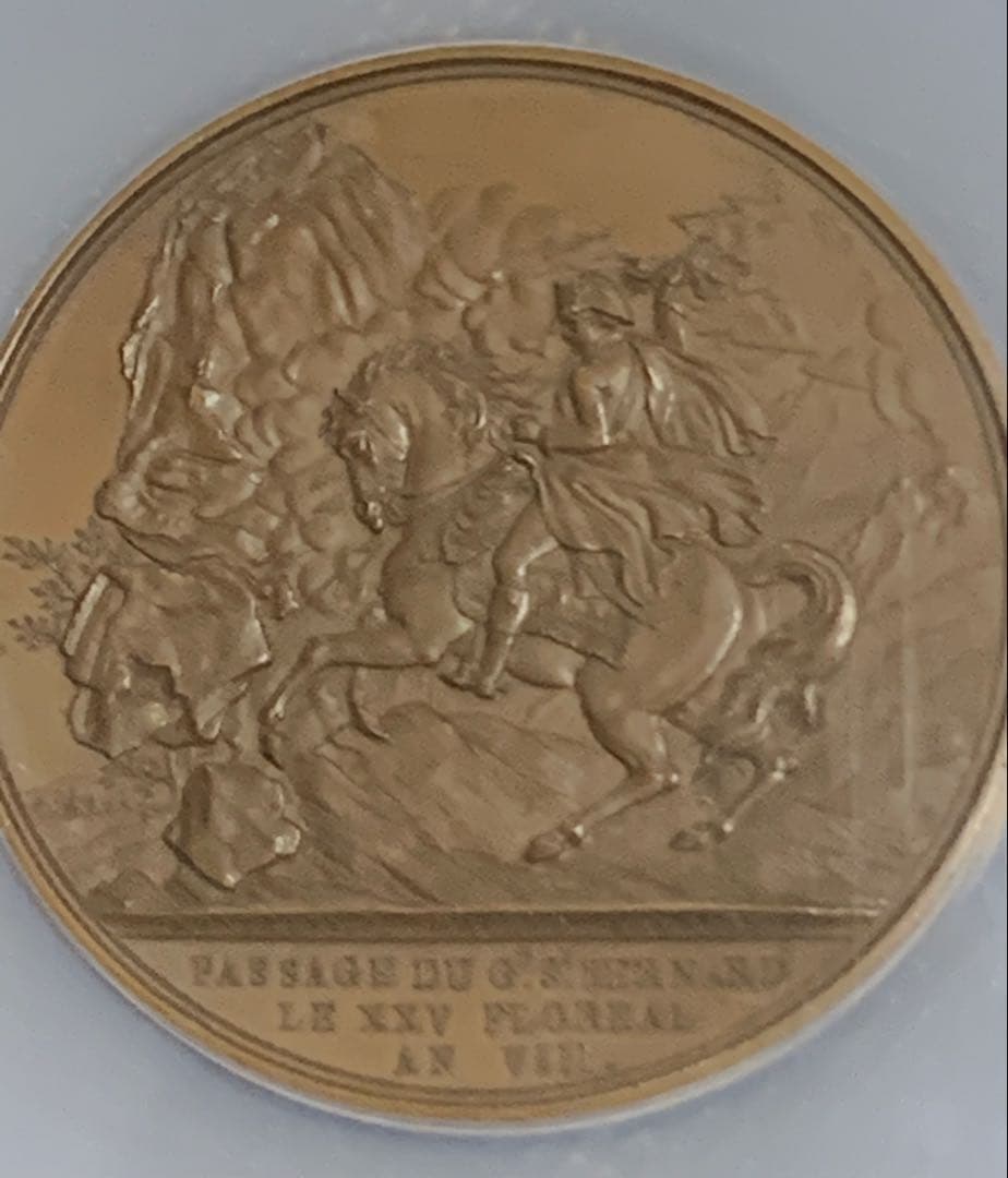 TOP POP❓ナポレオン1世大型ブロンズ　メダル バトル・オブ・マレンゴ