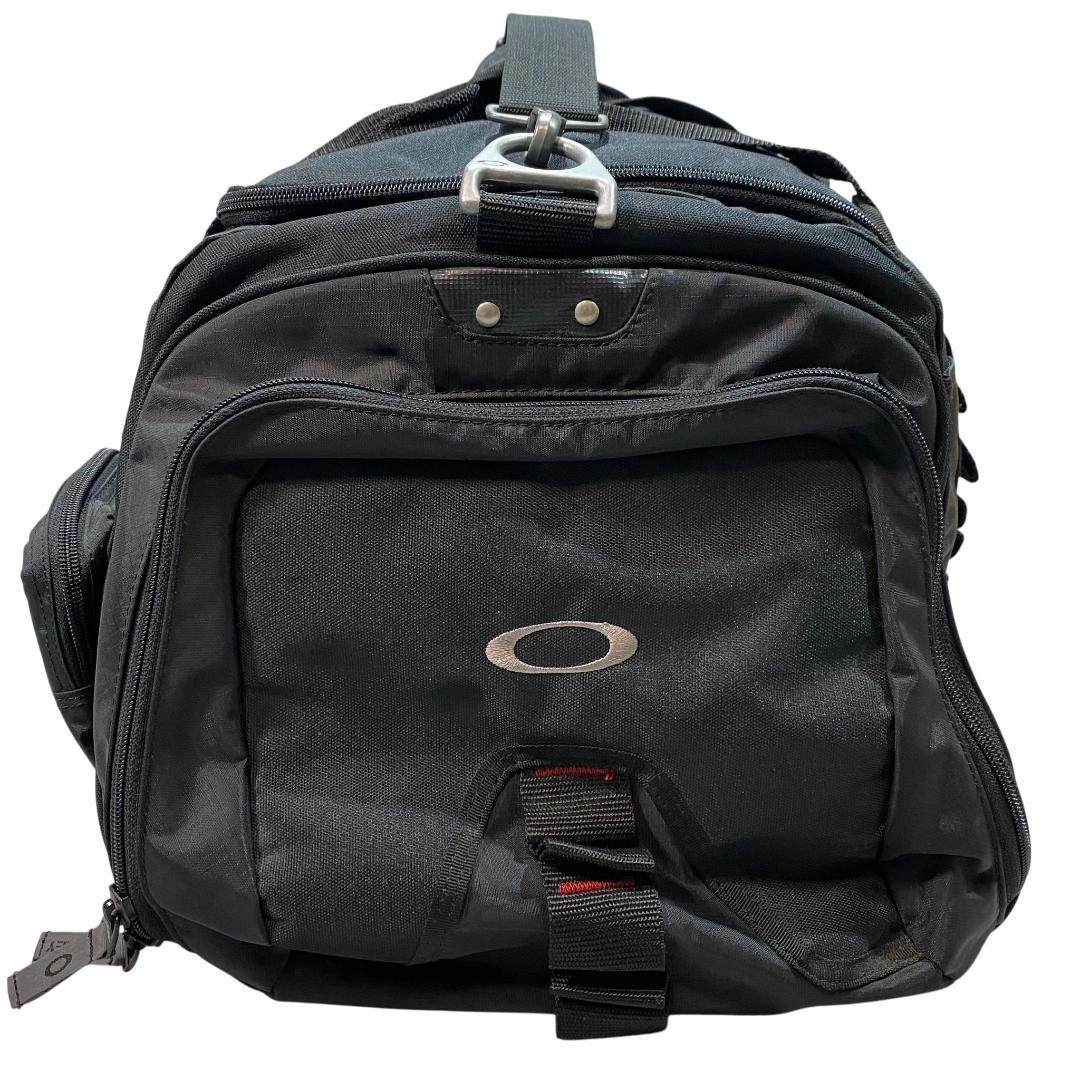 00's OAKLEY オークリー ボストン バッグ ブラック ロゴ柄 ゴルフ