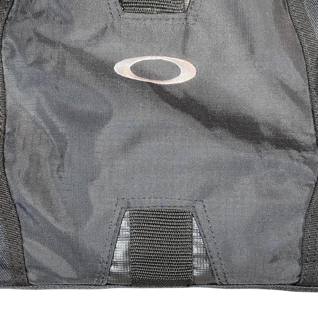 00's OAKLEY オークリー ボストン バッグ ブラック ロゴ柄 ゴルフ