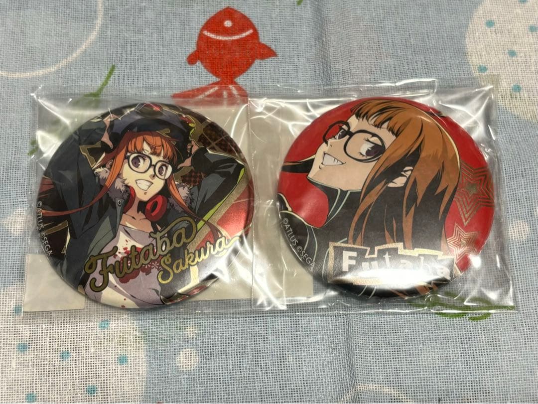 ペルソナ5　PERSONA5 THE　楽天コレクション　缶バッジ　双葉