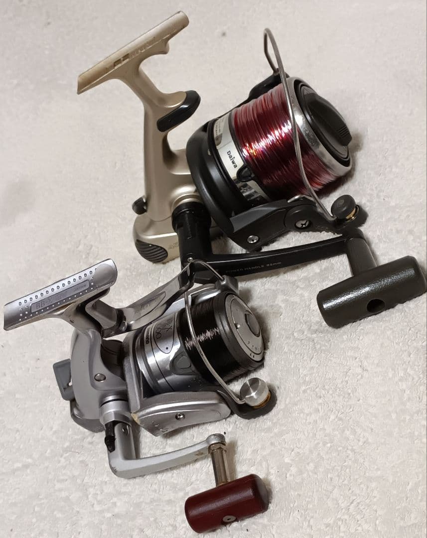 シマノBB-X3000EVレバーブレーキリール&ダイワエンブレムX4500T