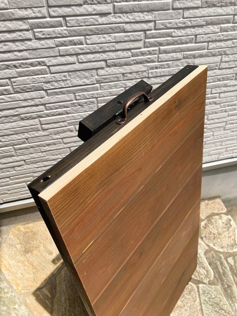 サイズオーダー　Ａ型看板　杉　かっこいい　オリジナル　おまけ