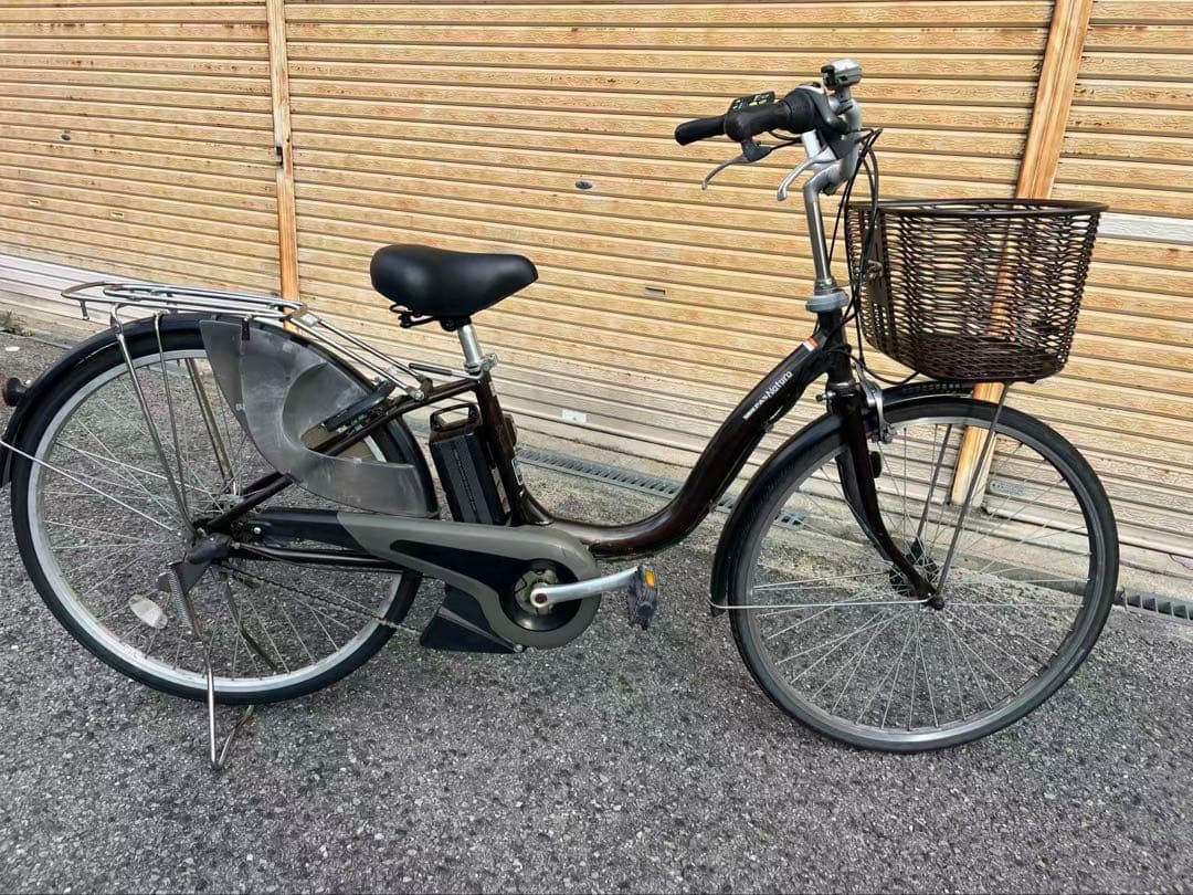 458 ヤマハPAS natura 26インチ電動自転車 8.7ah 充電器付