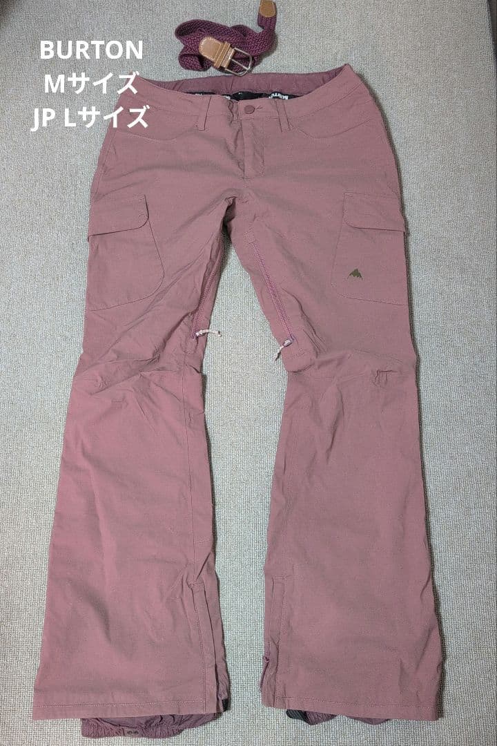 BURTON パンツ Lサイズ ピンク スノボ スキー バートン GORETEX