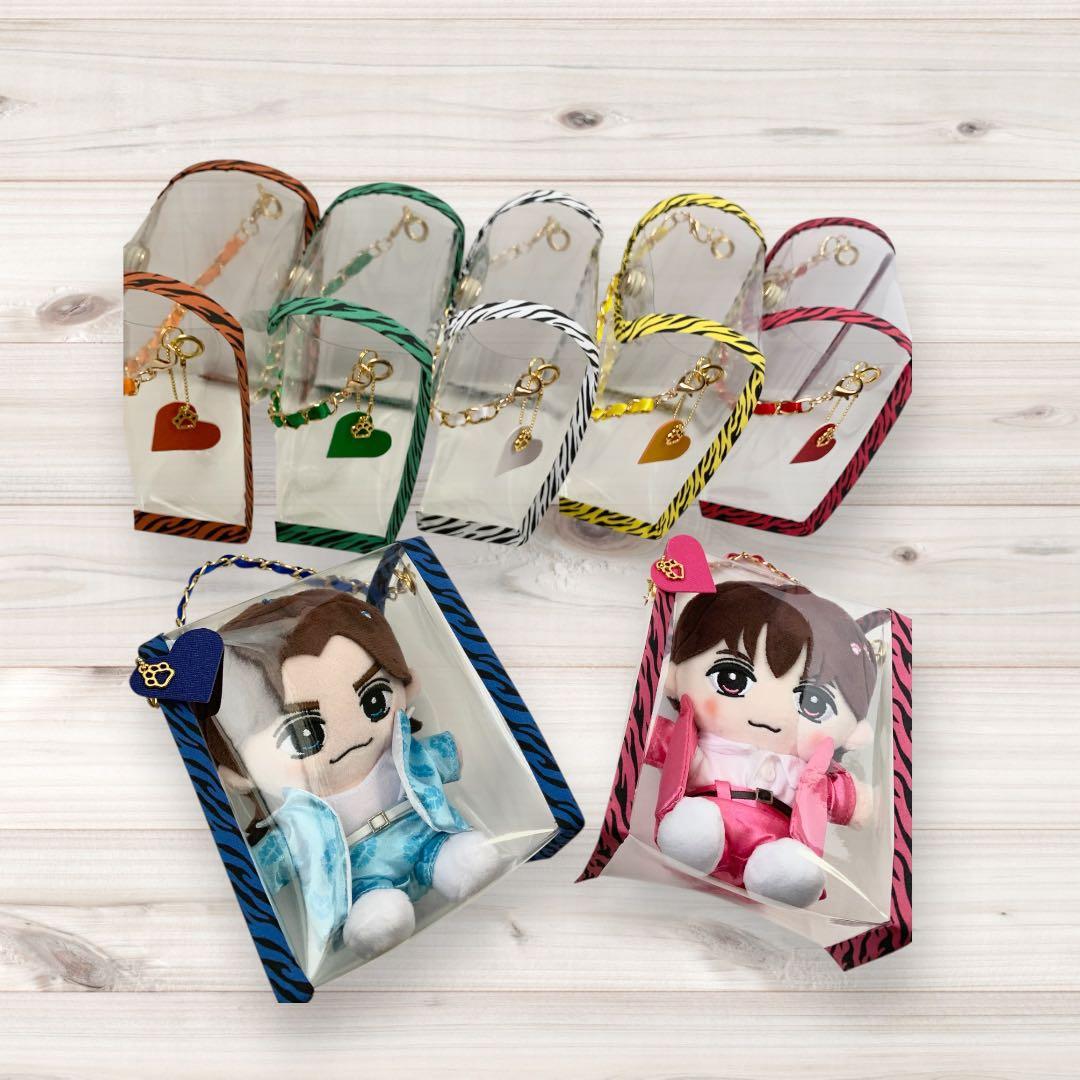 しょう　TravisJapan トラジャ　はぴぬいポーチ　青　サイズ変更