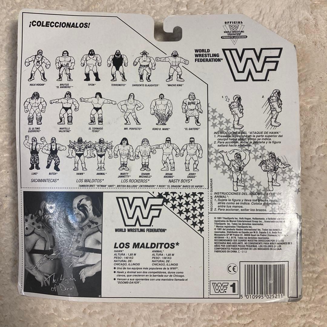 WWF ハズブロ フィギュア プロレス LOD ロード・ウォリアーズ【未開封品】