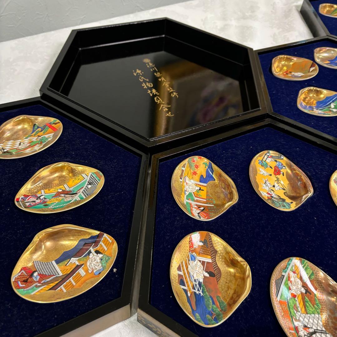 フランクリン画廊　貝桶　源氏物語　徳川美術館　貝合わせ