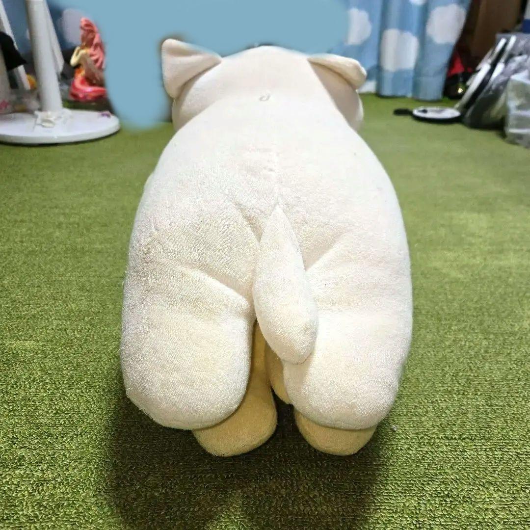 にゃんにゃんにゃんこ にゃんこ茶屋 ぬいぐるみ クリーム色 白 ②点セット