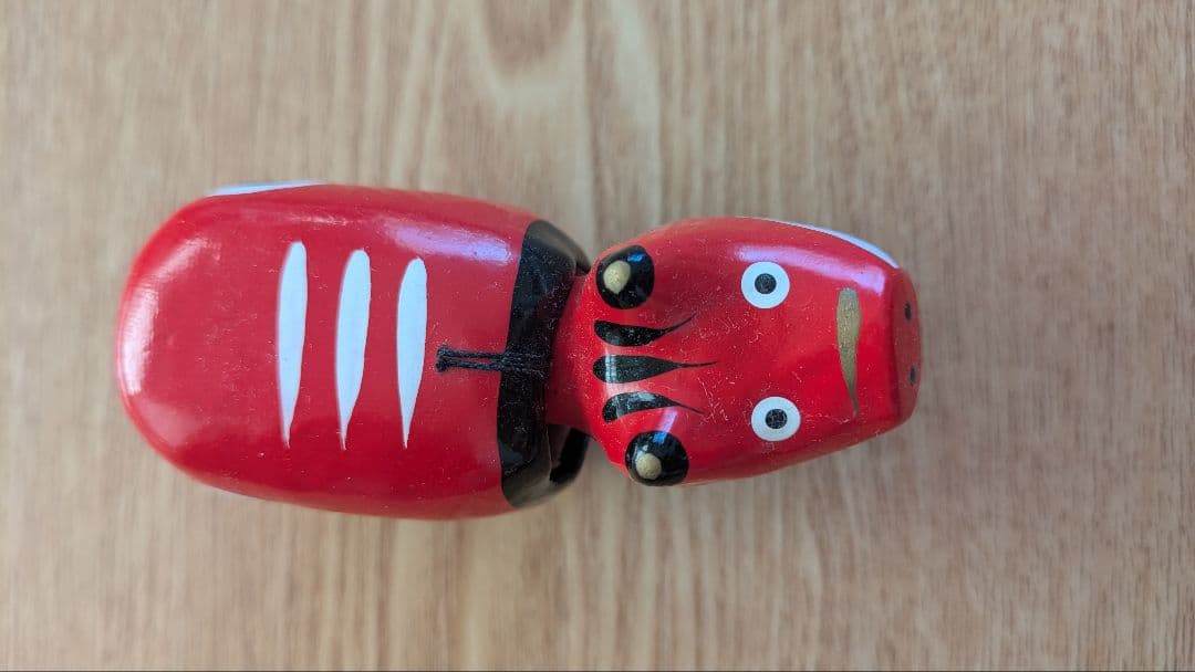 神獣ベコ　ケルベコス　張り子　工芸品