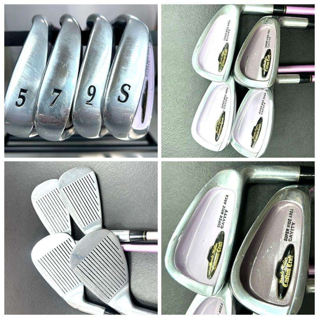 本格派 レディースゴルフクラブ 8本 ゴルフセット お試しセット 初心者向け