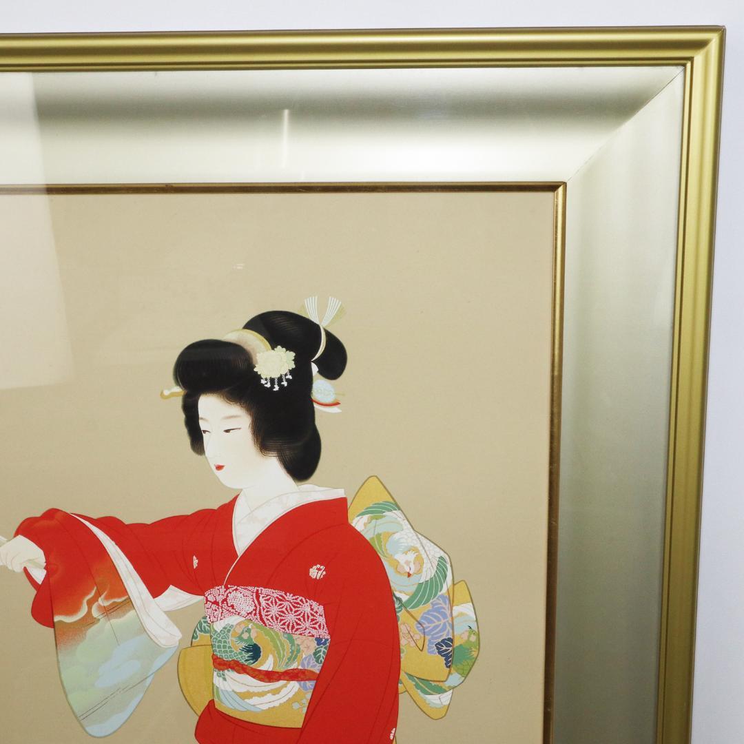 上村松園 「序の舞」 限定 版画 シルクスクリーン 日芸版画院 719×438
