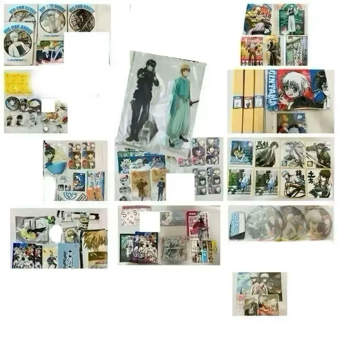 ★銀魂　グッズ纏め売り　銀時土方沖田高杉神威神楽近藤桂 アクリルスタンド缶バッジ