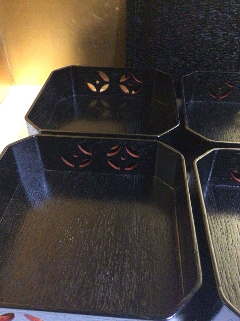 茶道具 七宝透かし 縁高 紙箱付き