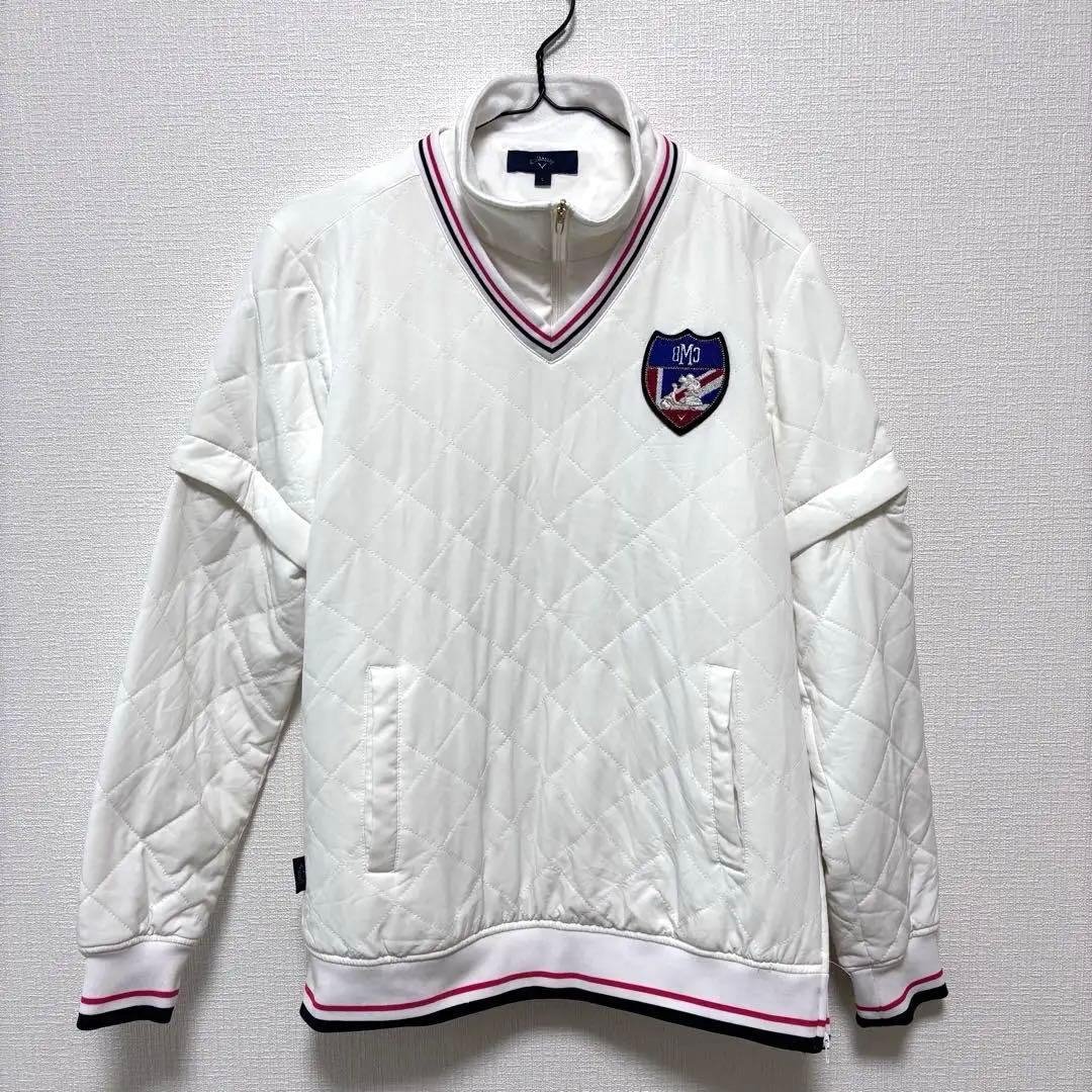 キャロウェイ 長袖ハイネックプルオーバー中綿入り4WAY キルティング