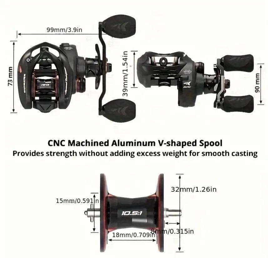 0209 KastKing スピードデーモンエリート ベイトキャスティングリール