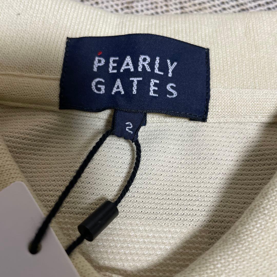 【新品】パーリーゲイツ ポロシャツ サイズ2 シャンパンカラー