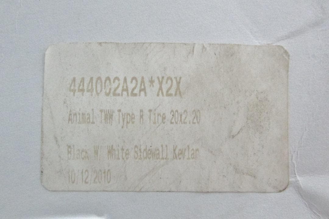 BMX タイヤ ANIMAL TWW-R Tire × 1本