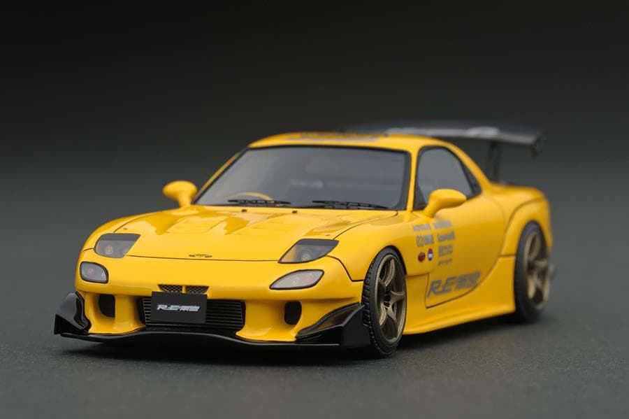 イグニッションモデル 1/43 マツダ RX-7 FD3S RE雨宮 イエロー