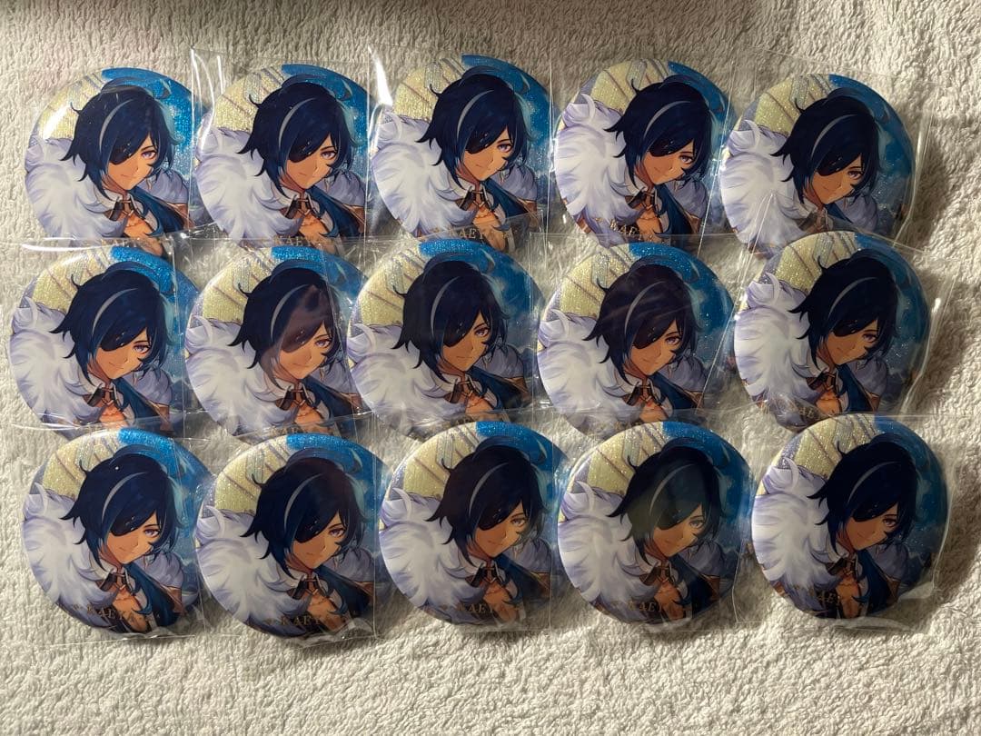 原神　ガイア　缶バッジセット