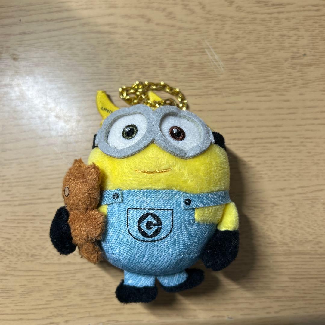 ミニオン キーホルダー デニム風