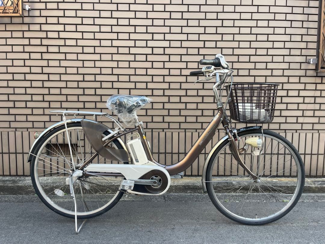 26インチパナソニック電動アシスト自転車6.6ah長押し3点灯