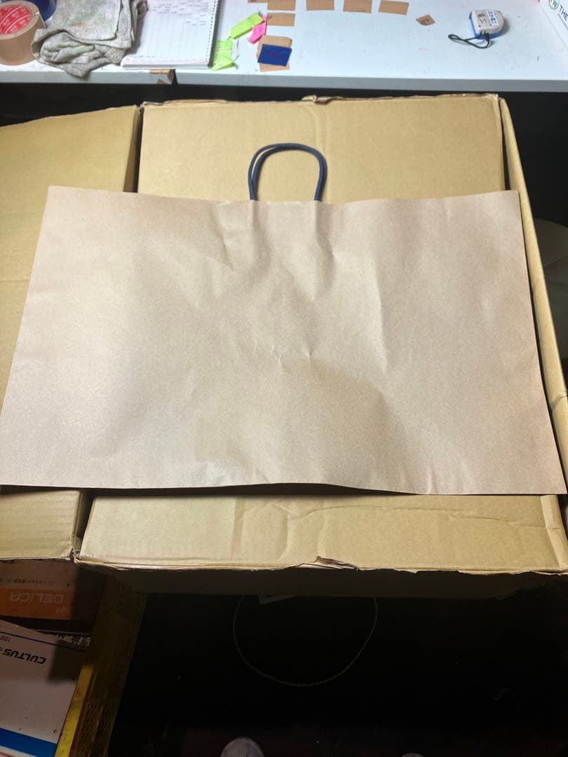 手提げ紙袋マチ無し　700×450サイズ　100枚まとめて