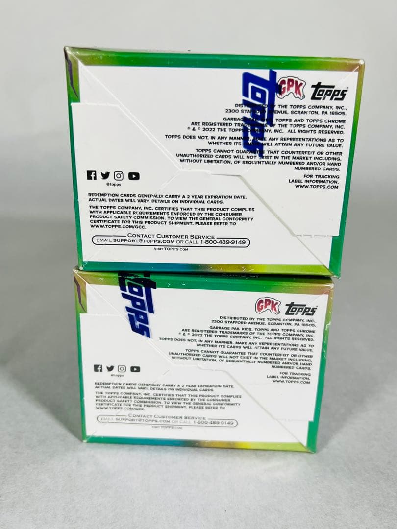 2個セット 未開封 2022 Topps GPK Chrome BLASTER