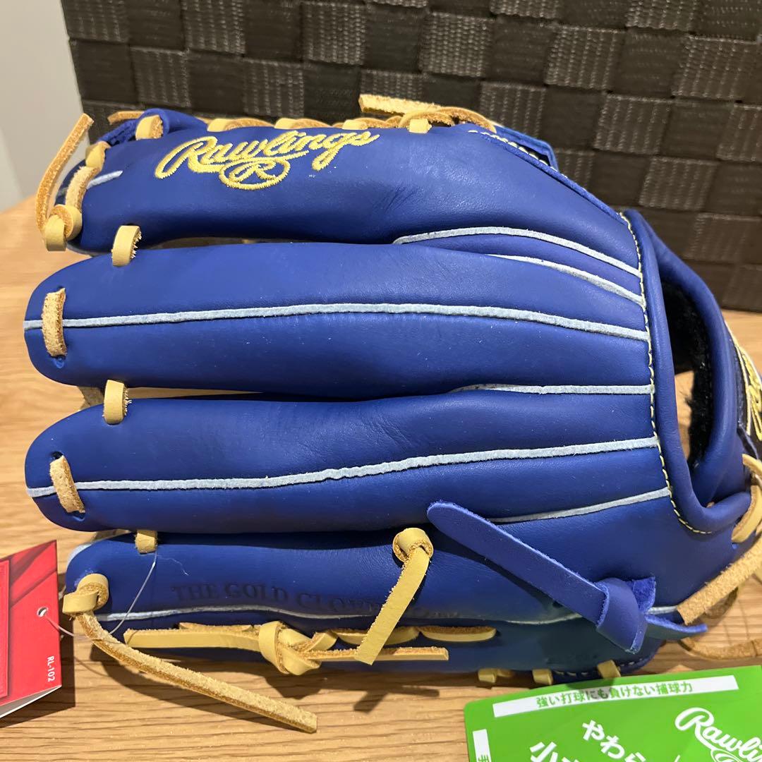 新品 値下げ中軟式少年用ローリングスJr.ハイパーテック インディゴ