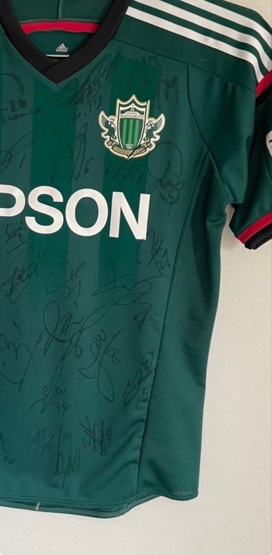 松本山雅J1 サイン入りユニホーム