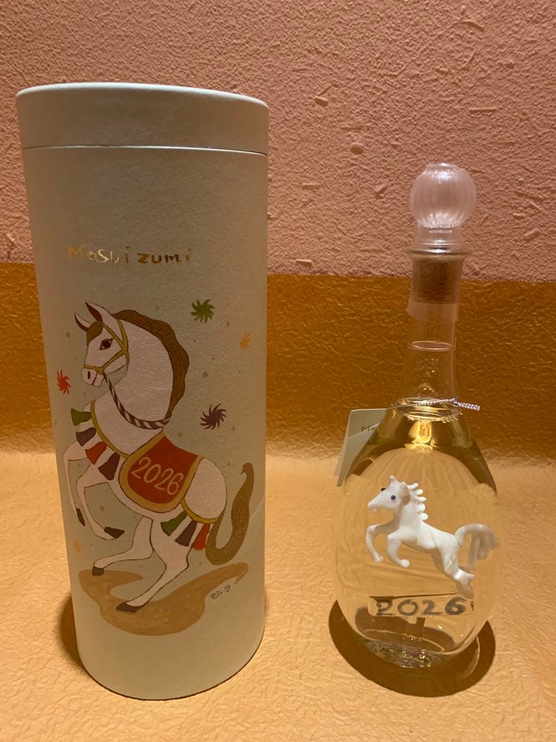 【限定・未開栓】満寿泉 2026年 干支ボトル（午） ベネチアングラス 桝田酒造