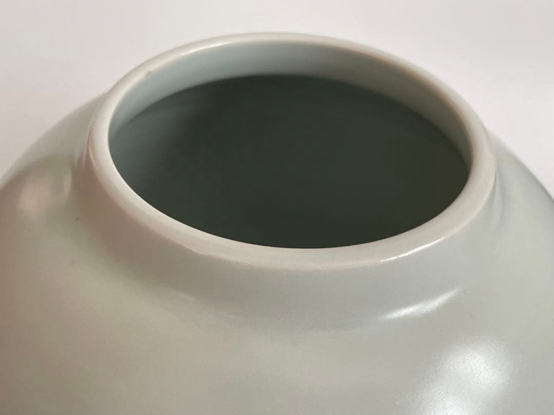 陶芸家　竹中浩　白磁　壺　壷　白磁花入　花器　花瓶　共箱　李朝