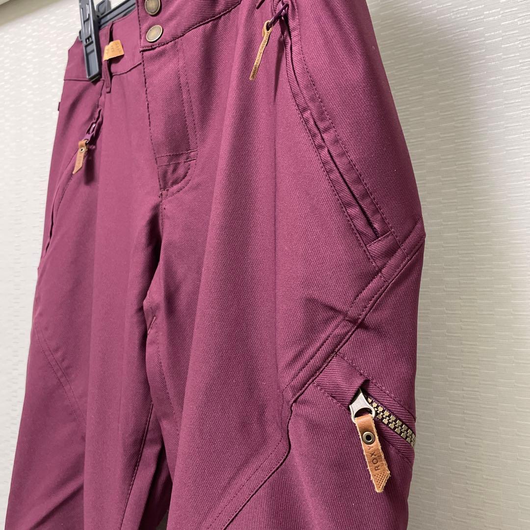 極めて美品✨ ROXY スノーボードパンツ バーガンディ Mサイズ