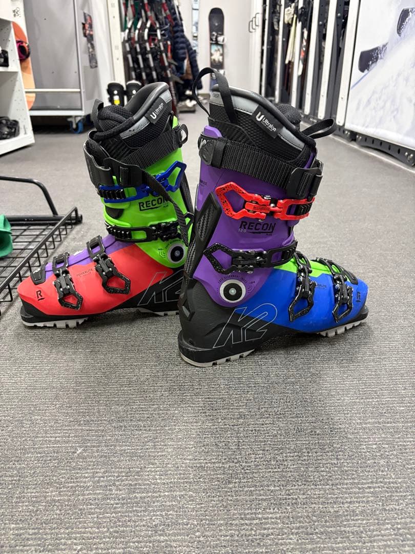 K2 Recon 120 Plus GripWalk スキー用ブーツ 赤/緑