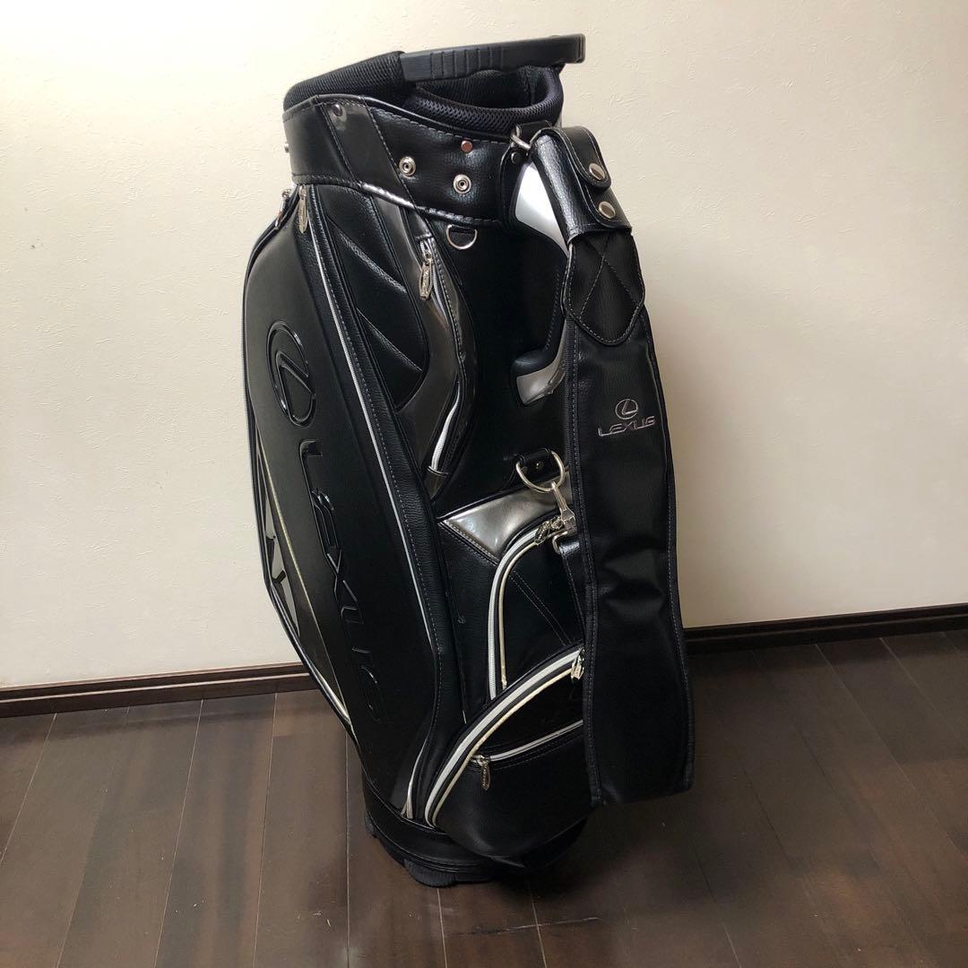 連休特価　Lexus ✖️Admiralキャディバッグ 黒 ストライプ