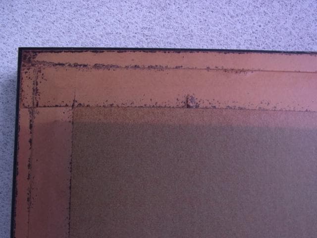 棟方志功　大判風呂敷　くちなし妃の柵　大首　版画絵　専門店額装品　布地印刷　染作