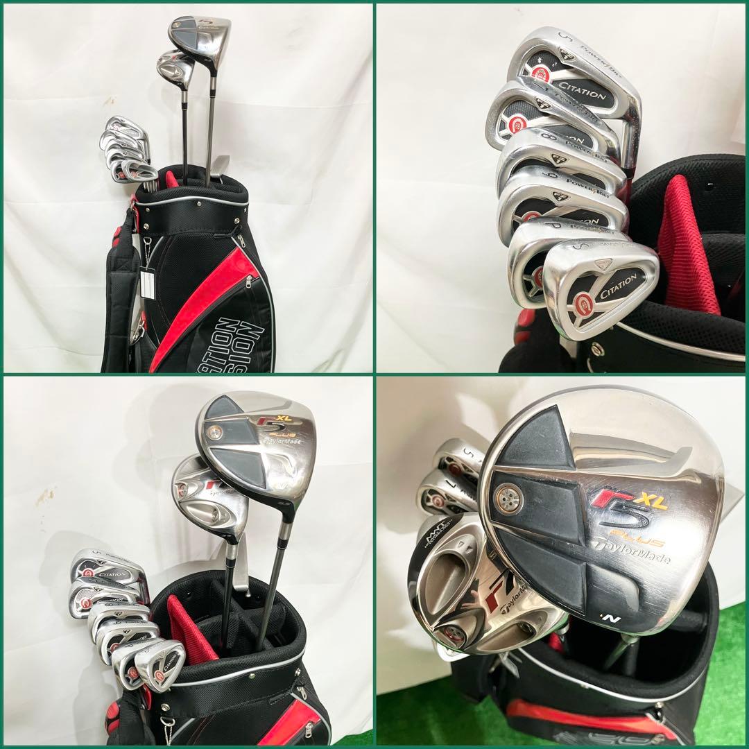 ゴルフクラブ　メンズ　TaylorMade 9本入　バッグ付　テーラーメイド